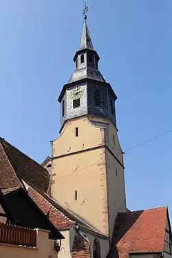 Turm der Kirche