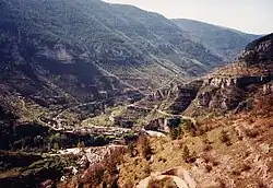 Nordhang des Causse bei Sainte-Enimie