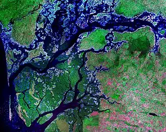 NASA-Satellitenbild Geocover 2000