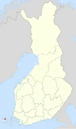 Lage von Saltvik in Finnland