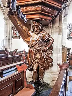 Herkules als Kanzelfuß