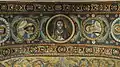Chorbogen-Mosaik in San Vitale, Ravenna, 6.&nbsp;Jahrhundert