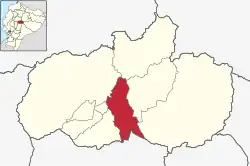 Der Kanton San Pedro de Pelileo in der Provinz Tungurahua