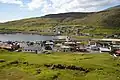 Der Ort Sandavágur.