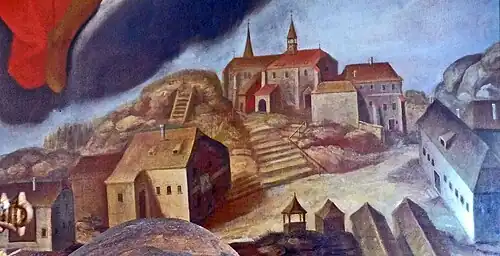 Ansicht im Jahr 1742