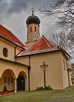 Katholische Pfarrkirche St. Ulrich in München-Laim ⊙48.14002111.498802