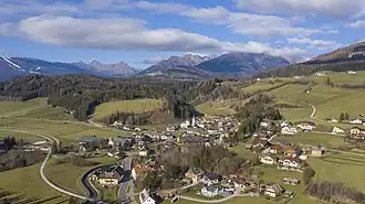 Blick über St. Andrä im Lungau