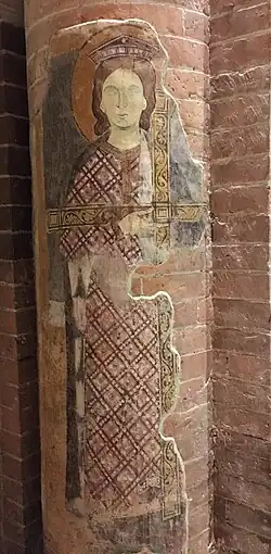 Fresko mit St.&nbsp;Helena, 13.&nbsp;Jahrhundert