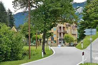 Passhöhe in Fahrtrichtung Ronzo-Chienis