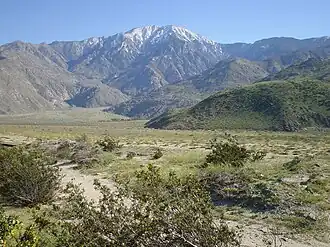 Nordseite der San Jacinto Mountains