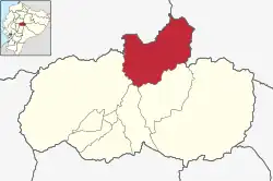 Der Kanton Santiago de Píllaro in der Provinz Tungurahua