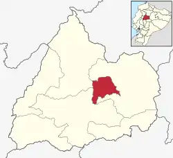 Der Kanton Saquisilí in der Provinz Cotopaxi