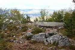 Serbische Artilleriestellung aus dem Bosnienkrieg