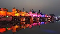 Ghats am Ufer der Ghaghara