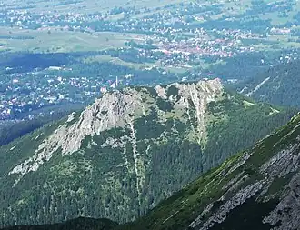 Blick vom Czerwony Grzbiet