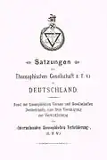 Satzung 1897