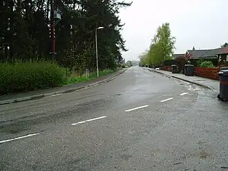 Hauptstraße von Sauchen