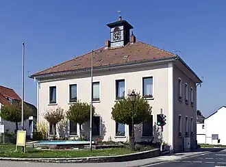 Das Rathaus in Büdesheim