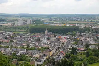 Schifflange, von der „Plakeger Kopp“ aus gesehen (2008)