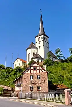 Die Kirche in Schönau an der Brend