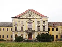 Schloss Kleinwölkau in Gemeinde Schönwölkau, Sachsen