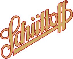 Logo des deutschen Herstellers von Werkzeugmaschinen, Drehbänken, Fräsmaschinen und Motorrädern „SchüttoffA.-G.“