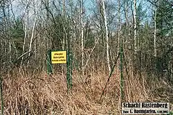 Schachtverschluss des Altkali-Schachtes Rastenberg im Jahre 2002