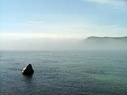 Schamanenstein, der den Beginn der Angara markiert