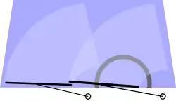 Gleichlaufende Wischer, übliche Bauform bei Pkw