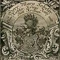 Wappen des Marx Scheler, Ratsherrn zu Ulm (1742)