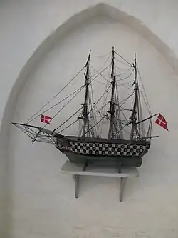 Schiffsmodell der Daria