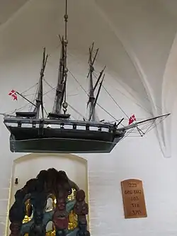 Schiffsmodell der Tordenskjold