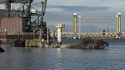 Das Wrack in Moorburg