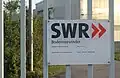 Hinweisschild des SWR