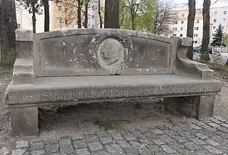 Schiller-Bank in Weißwasser