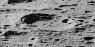 Lunar-Orbiter-5-Aufnahme, Blickrichtung nach Westen