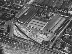 Der Viehhof im Jahr 1962