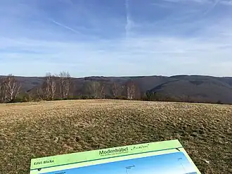 Blick vom Modenhübel nach Osten