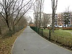 Schleipfuhlweg entlang des NSG