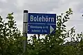 Der Straßenname Bolehörn