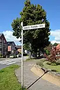 Straßenschild in Itzehoe