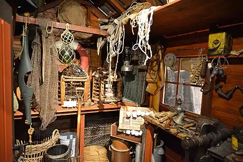 Im Inneren einer Hummerbude