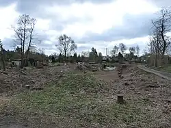 Blick durch die Schleusenkammer zur Havel