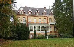 Schloss Düneck, Straßenansicht, erbaut 1871