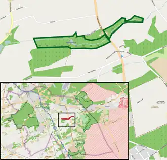 Übersichtskarte des Naturschutzgebiets