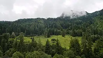 Schloßalm, Blick von Klammstein