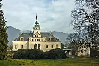 Neues Schloss in Großpriesen / Velké Březno