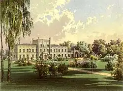 Schloss Krüden um 1860