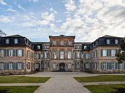 Schloss Fantaisie mit dem Schlosspark, westlich von Bayreuth