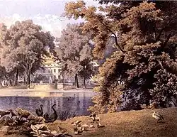 Schloss im 19. Jahrhundert